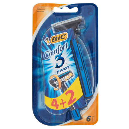 3086126685281 Bic Rasoio Comfort 3 Pivot 4+2pz