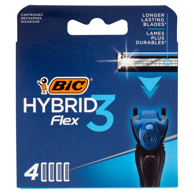 Bic Ricambio Rasoio Hybrid Flex 3 - 4pz