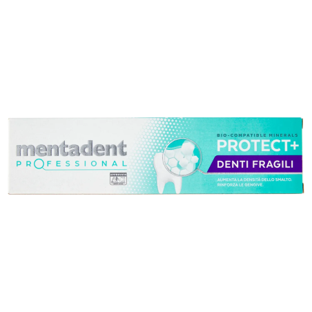 8720181297052 Mentadent Dentifricio Protect+ Fragili 75ml