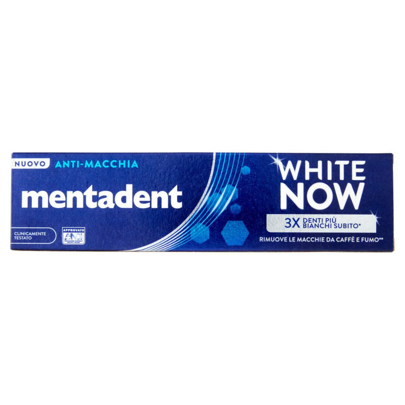 8720181311161 Mentadent Dentifricio White Now Antimacchia 75ml