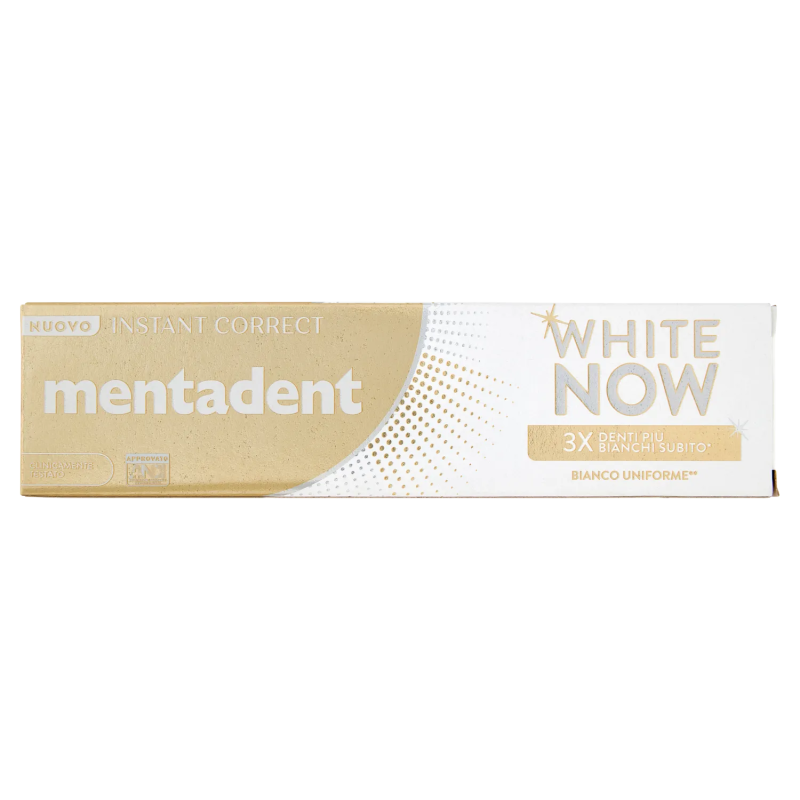 Mentadent Dentifricio White Now Instant Correct 75ml