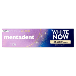 8720181311154 Mentadent Dentifricio White Now Infinite Gold 75ml