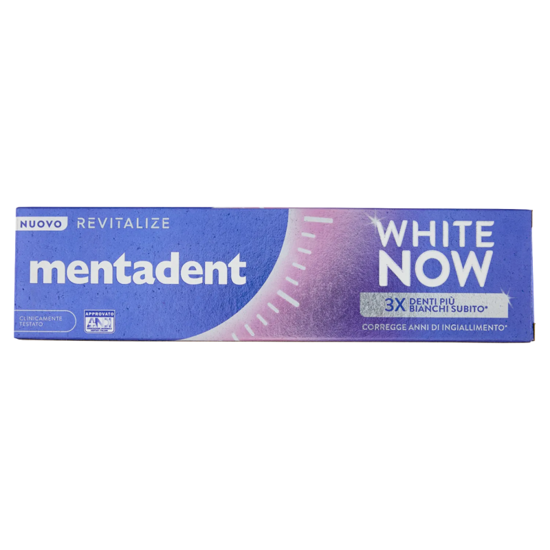 8720181311185 Mentadent Dentifricio White Now Revitalize 75ml