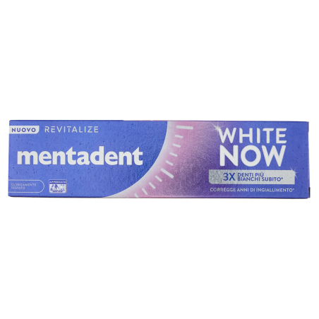 8720181311185 Mentadent Dentifricio White Now Revitalize 75ml