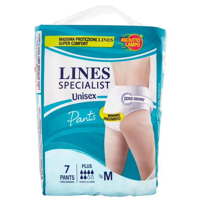 Lines Specialist Unisex Pants Plus Misura Media 7pz