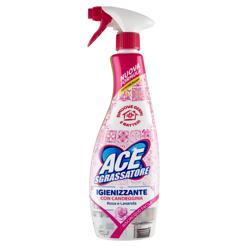 Ace Sgrassatore Con Candeggina Spray 550ml