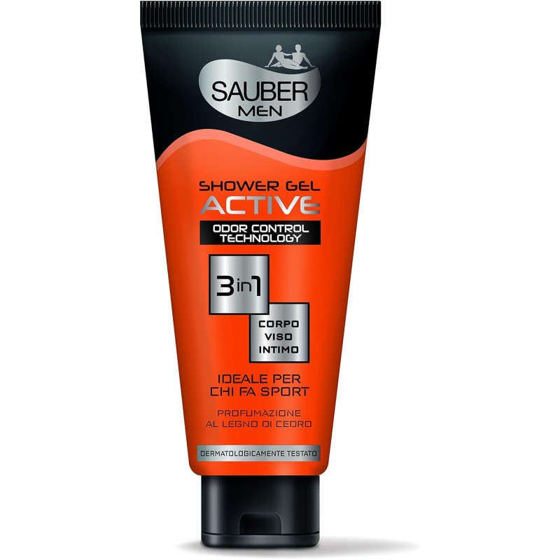 Sauber Men Doccia Active 3in1 200ml