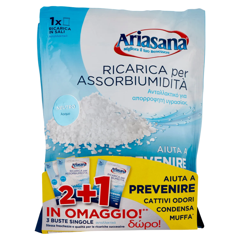 Ariasana Ricarica Inodore 2+1 X 450gr