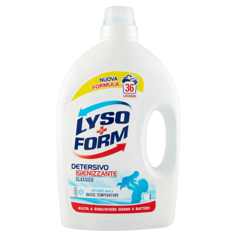 8720181294303 Lysoform Liquido Lavatrice Classico 36 Misurini 1620ml