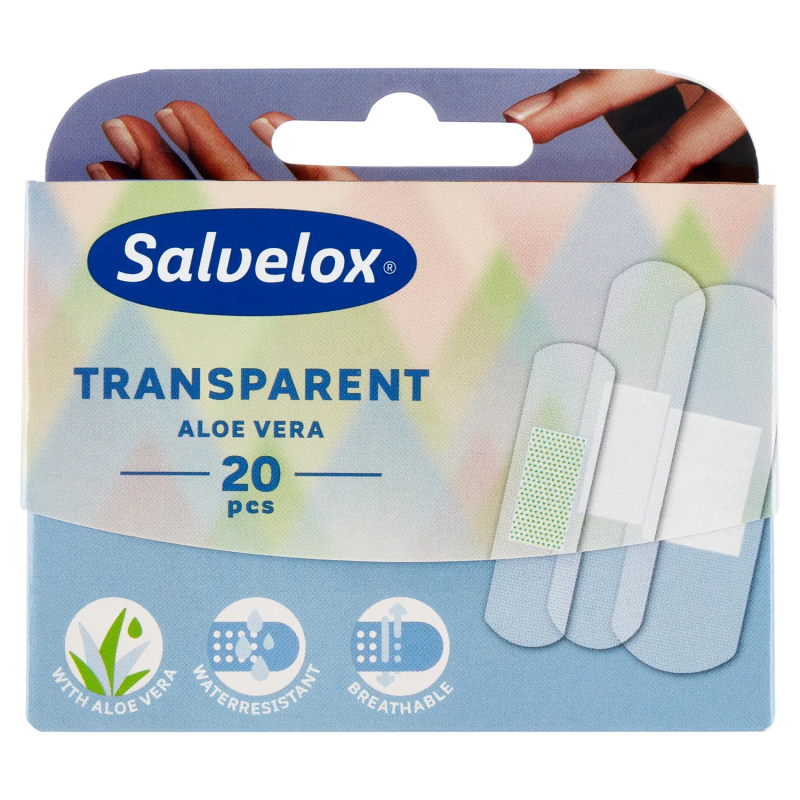 Salvelox Transparent Aloe Vera 20pz