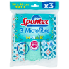 Spontex Panni Microfibre Mosaik 30x40cm 3pz