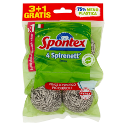 3384125001539 Spontex Spirinett' Inox 4pz