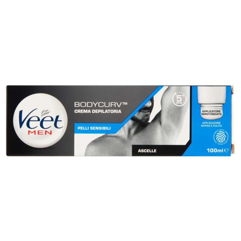 Veet Men Crema Depilatoria Ascelle - Pelli Sensibili 100ml