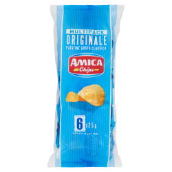 Amica Chips Patatine Multipack 6x25gr