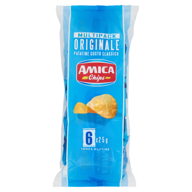 Amica Chips Patatine Multipack 6x25gr