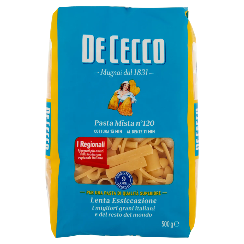 8001250121202 De Cecco n.120 Pasta Mista 500gr