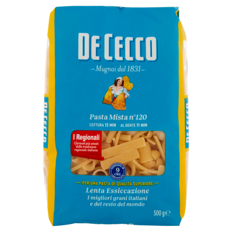 8001250121202 De Cecco n.120 Pasta Mista 500gr