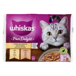 Whiskas Cat Pure Delight Delicato 4x85gr