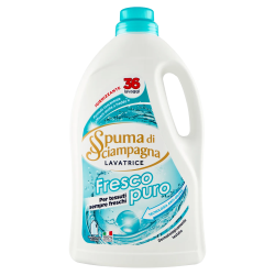 Spuma di Sciampagna Liquido Lavatrice Fresco Pulito 36 Misurini 1620ml