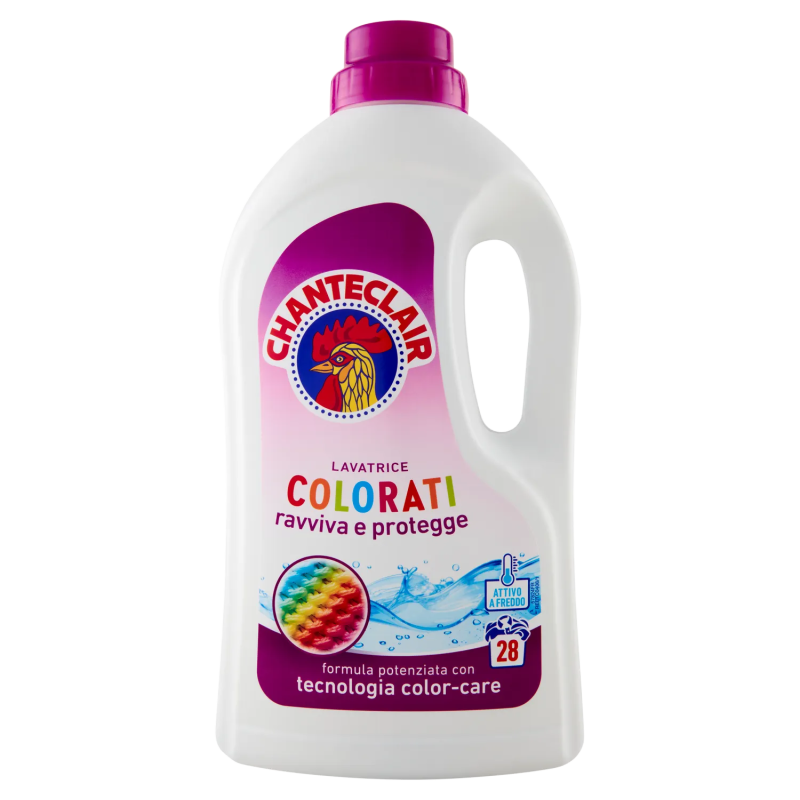 Chanteclair Liquido Lavatrice Capi Colorati 28 Misurini 1260ml