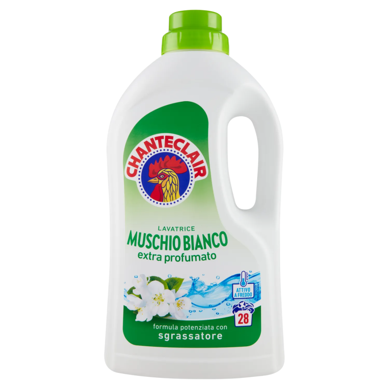 Chanteclair Liquido Lavatrice Muschio Bianco 28 Misurini 1260ml