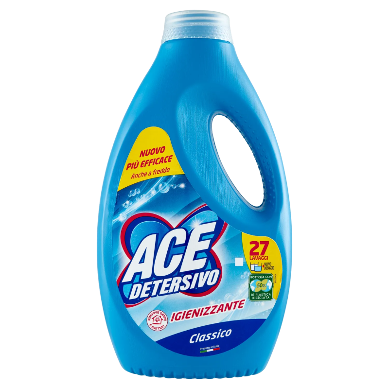 Ace Liquido Lavatrice Classico 27 Misurini 1485ml