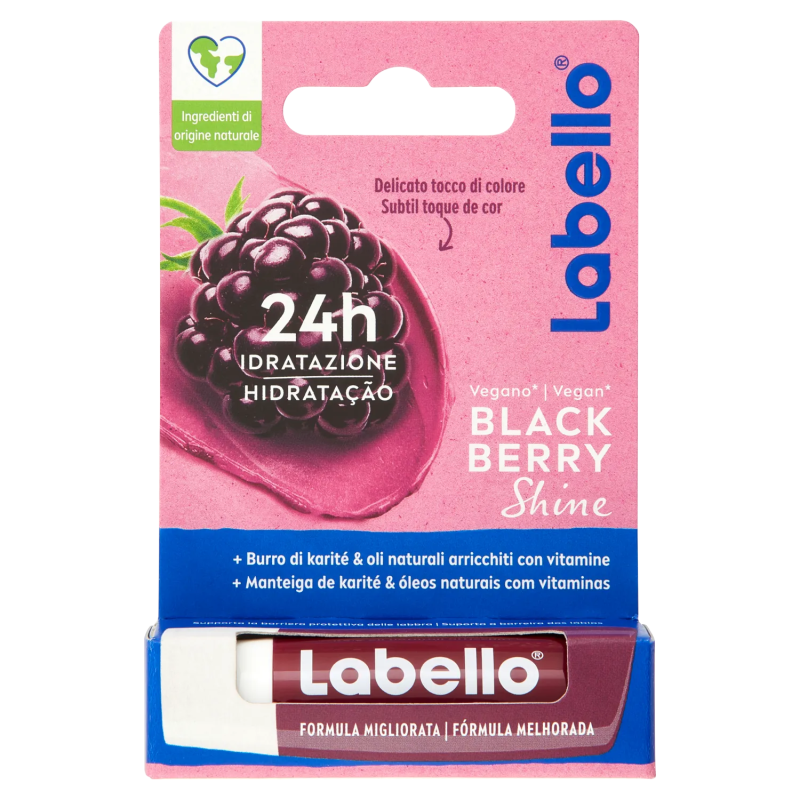 4006000005850 Labello Black Berry Shine 4,8gr