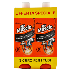 Mr. Muscle Idraulico Gel Bipacco 2x1000ml