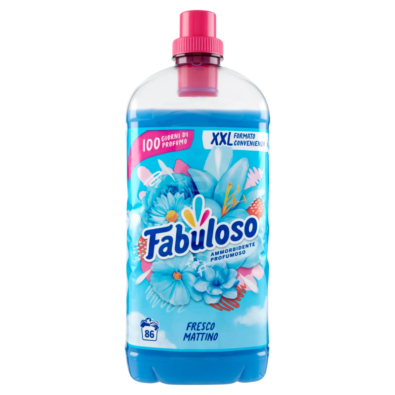 Fabuloso Ammorbidente Concentrato Fresco Mattino 86 Misurini 1900ml