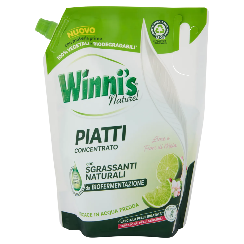 Winni's Piatti Eco Ricarica Lime 900ml