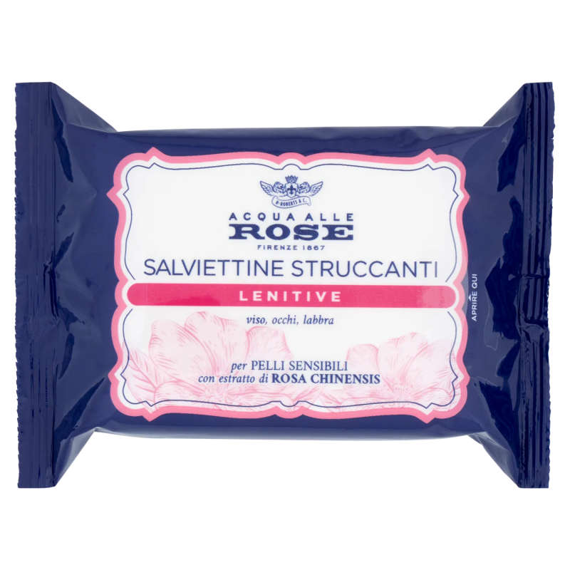 8002410037821 Acqua Alle Rose Salviettine Struccanti Lenitive 20pz