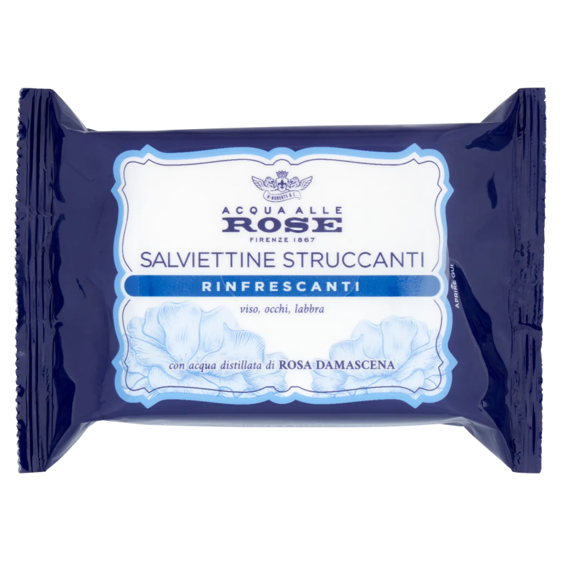 8002410037845 Acqua Alle Rose Salviettine Struccanti Rinfrescanti 20pz