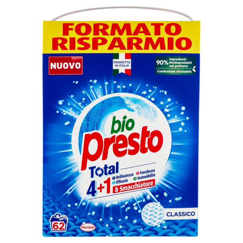 Bio Presto Polvere 62 Misurini 3100gr