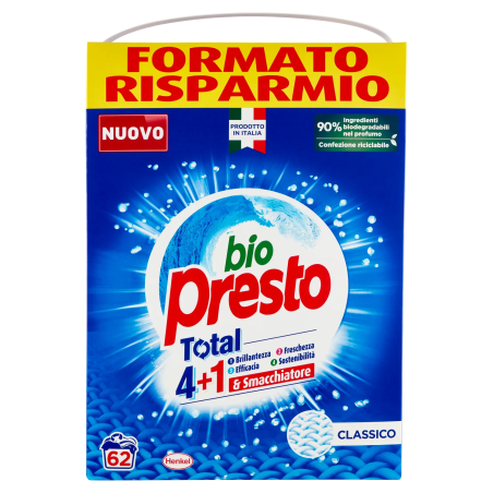 8015500655942 Bio Presto Polvere 62 Misurini 3100gr