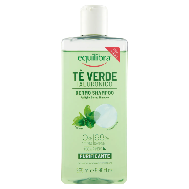 Equilibra Shampoo Tè Verde Ialuronico 265ml