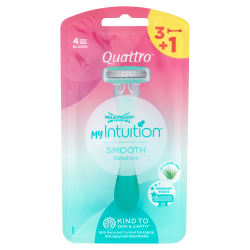 4027800427802 Wilkinson My Intuition Quattro Smooth Sensitive Usa & Getta 3+1pz