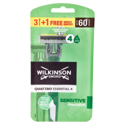 Wilkinson 4 Essential Sensitive Usa & Getta 3+1pz