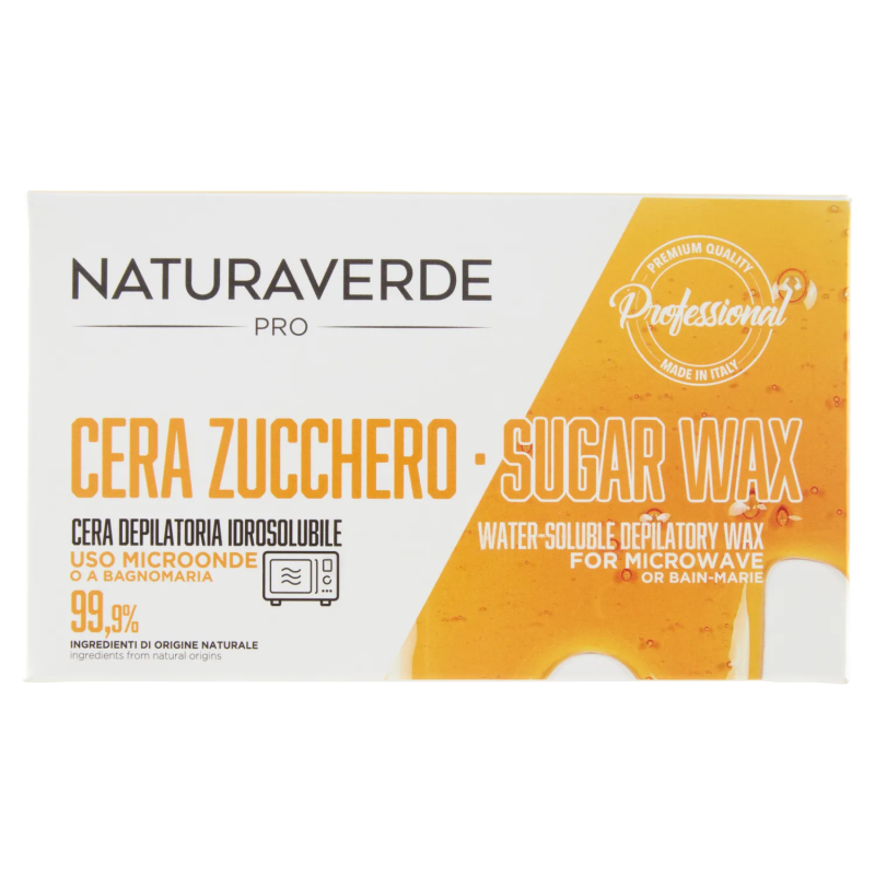 Naturaverde Cera Depilatoria Idrosolubile Zucchero 250ml