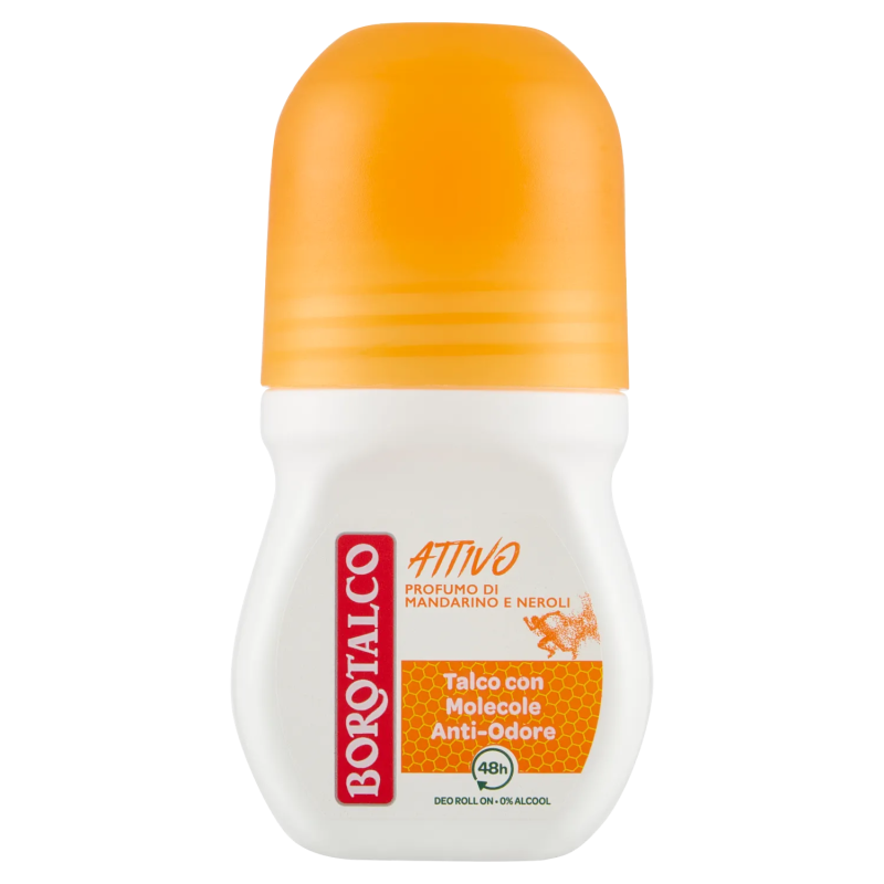 Borotalco Deo Roll Attivo Arancio 50ml