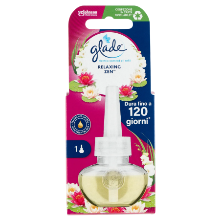 5000204332537 Glade Elettrico Ricarica Relaxing Zen New 20ml