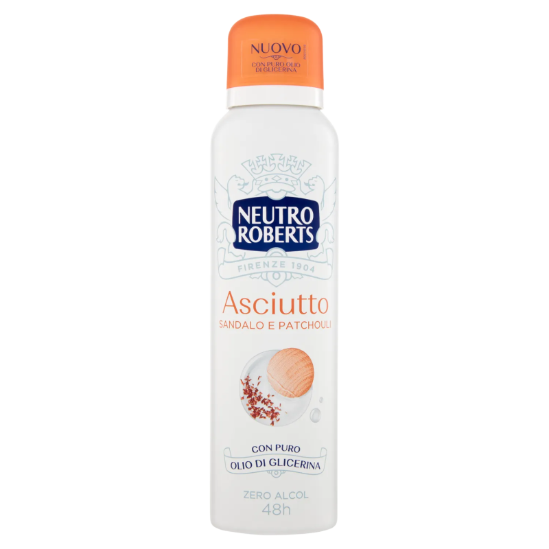 Neutro Roberts Deo Spray Asciutto Sandalo e Patchouly 150ml