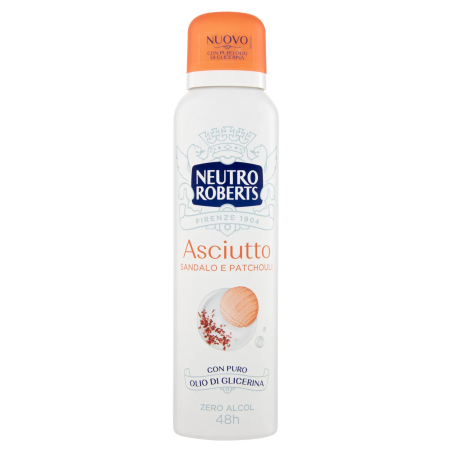 8002410011920 Neutro Roberts Deo Spray Asciutto Sandalo e Patchouly 150ml