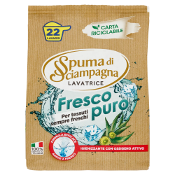 Spuma Di Sciampagna Polvere Eco Ricarica Fresco 22 Misurini 990gr