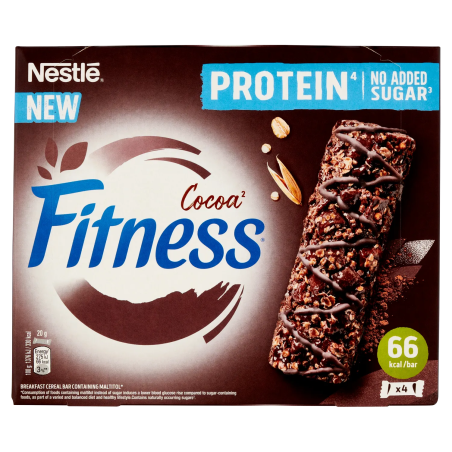 5900020043832 Fitness Protein Barrette Cacao 4x20gr