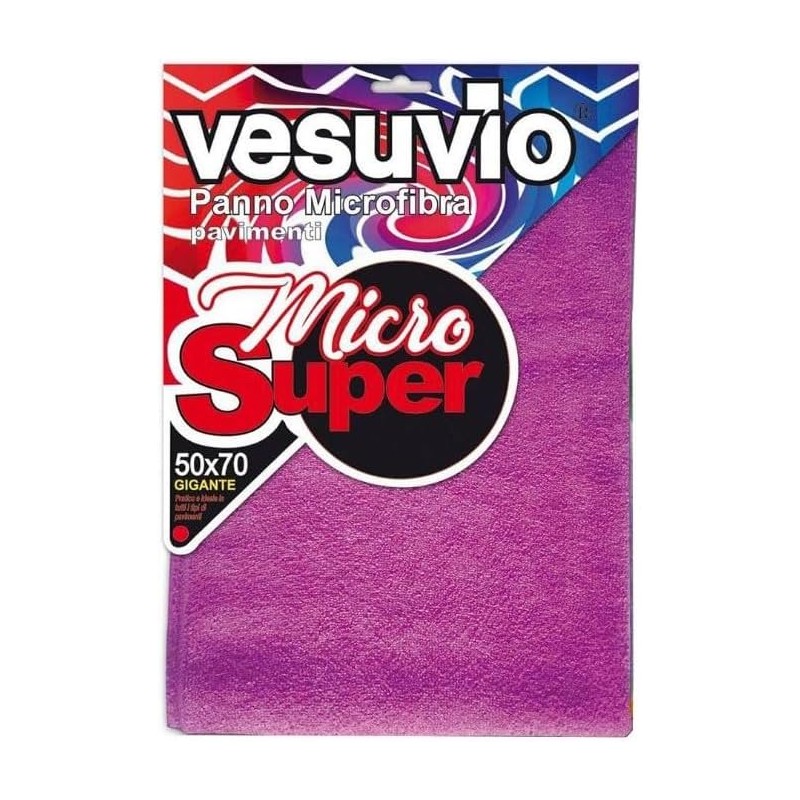 Vesuvio Pavimenti Microfibra Super Five 50x70cm - Colori Assortiti 1pz