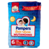 Pampers Sole & Luna Mutandino Taglia 6 Extra Large New 13pz