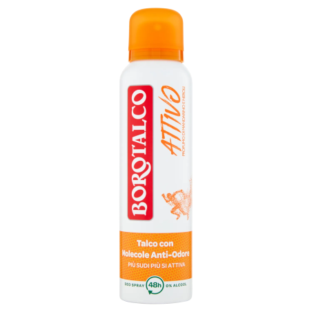 8002410045659 Borotalco Deo Spray Attivo Arancio 150ml