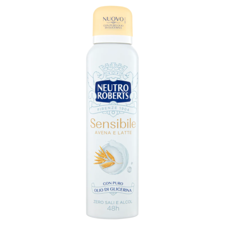 8002410011869 Neutro Roberts Deo Spray Sensibile Avena e Latte 150ml