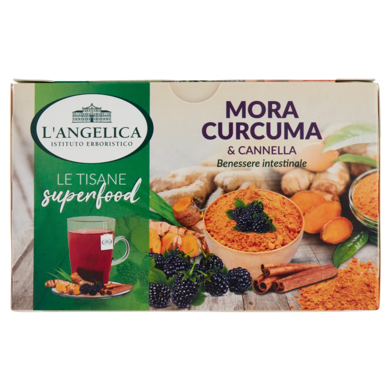 L'Angelica Tisana Mora, Curcuma e Cannella 18 Filtri