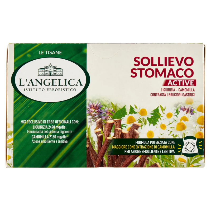 L'Angelica Tisana Sollievo Stomaco Active 18 Filtri